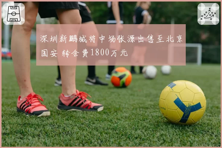 深圳新鹏城将中场张源出售至北京国安 转会费1800万元
